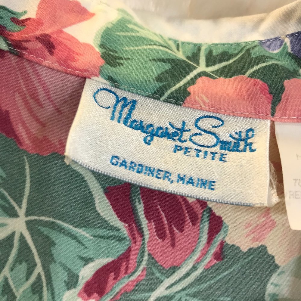 Vintage Classic 50' 60's Dress Morning Glory Print - Picture 7 of 11